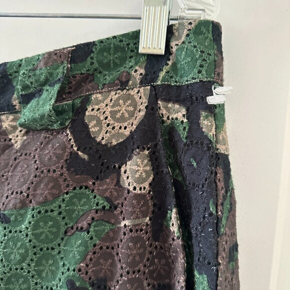 Guess Camo Crochet Cargo High Rise Joggers Pants Womens Size 30 NWOT RARE Boho - Picture 6 of 16